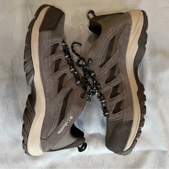 Columbia Men's Dark Gray and Black Trail Sneakers 9W